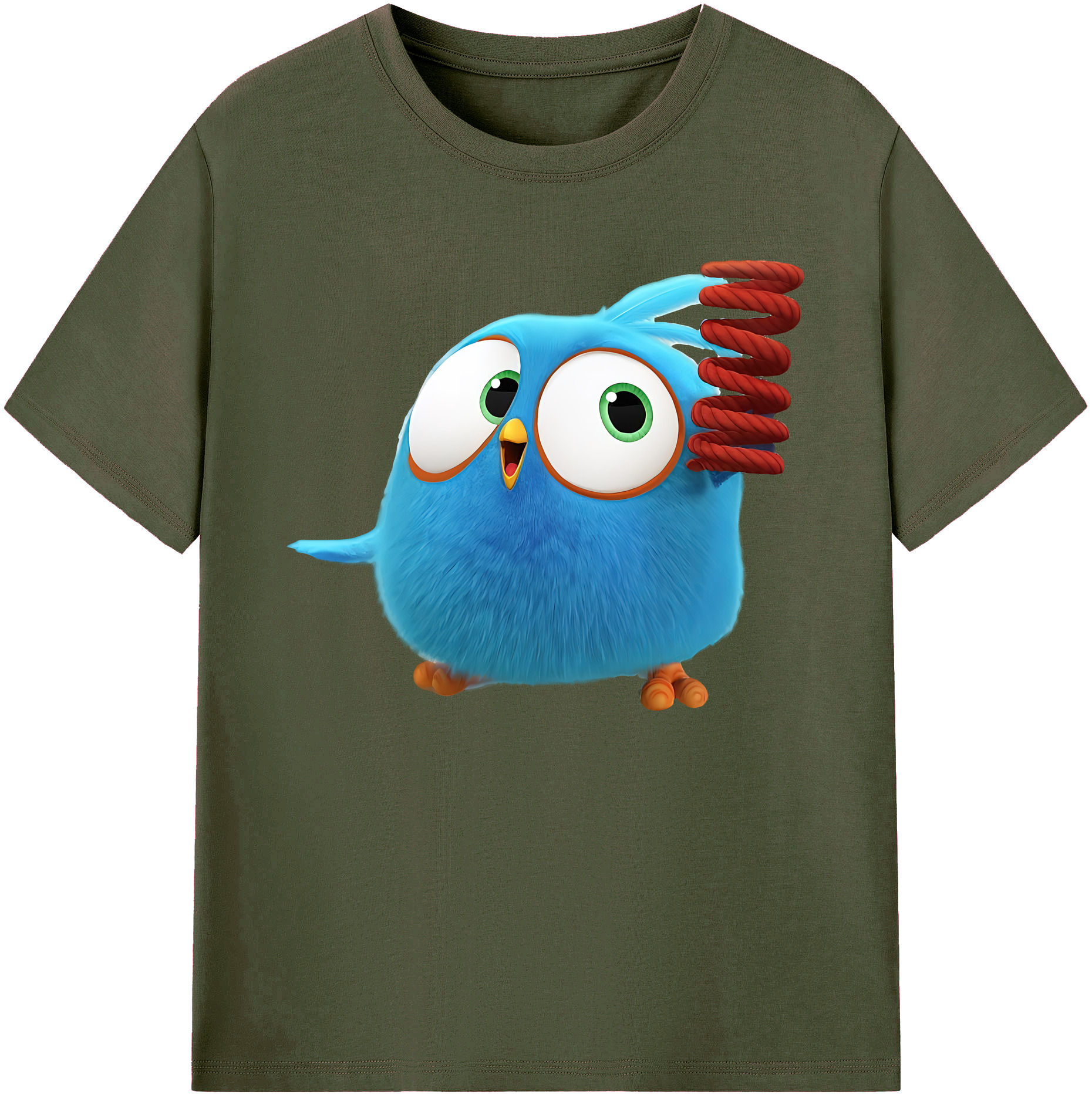 （画像用） Angry Birds アングリーバード 綿100％ メンズ半袖Tシャツ｜肌触りやわらか＆通気性